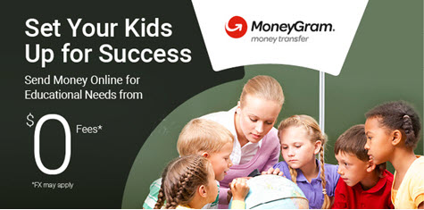 Set Them Up for Success: Send Money Transfers Online for Educational Needs from $0*
